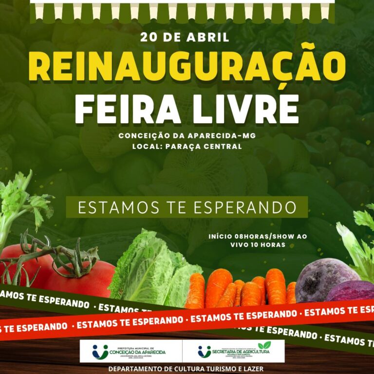 reinauguração feira livre