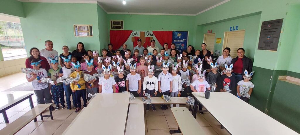 Entrega de ovos de Páscoa